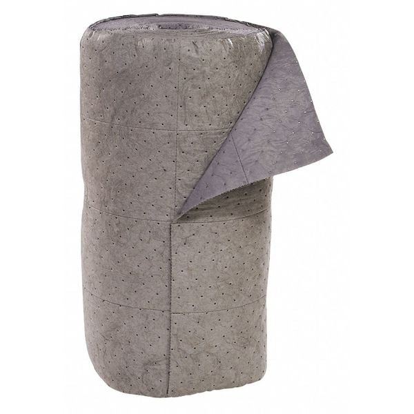 Sorbents, 46.1 gal. Universal Absorbed, Gray, Polypropylene