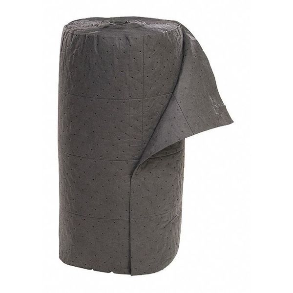 Sorbents, 39 gal/pk, Universal Absorbed, Gray, Polypropylene