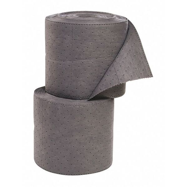 Sorbents, 54.9 gal. Universal Absorbed, Gray, Polypropylene, 2 PK