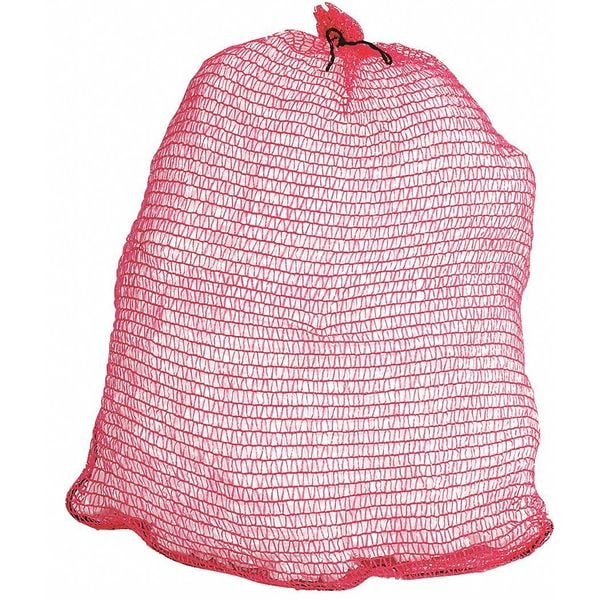 Sorbents, 37 gal. Oil Absorbed, Red, White, Polyester, 10 PK