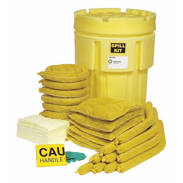 Spill Kit, Drum, Chemical/Hazmat, 28-1/4