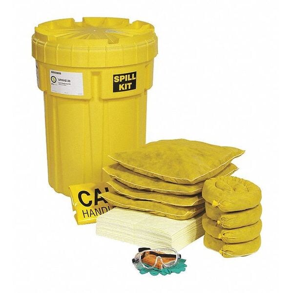 Spill Kit, Drum, Chemical/Hazmat, 30