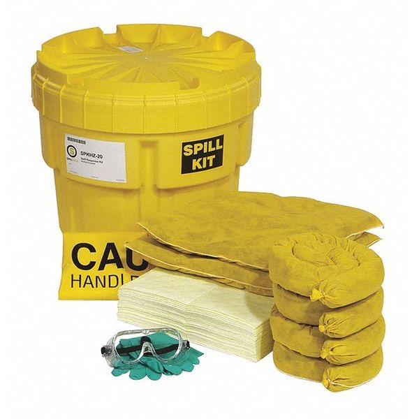 Spill Kit, Drum, Chemical/Hazmat, 19
