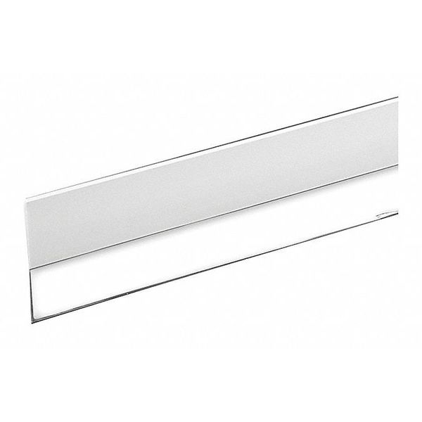Vinyl Door Sweep, Single Fin, Flange 1