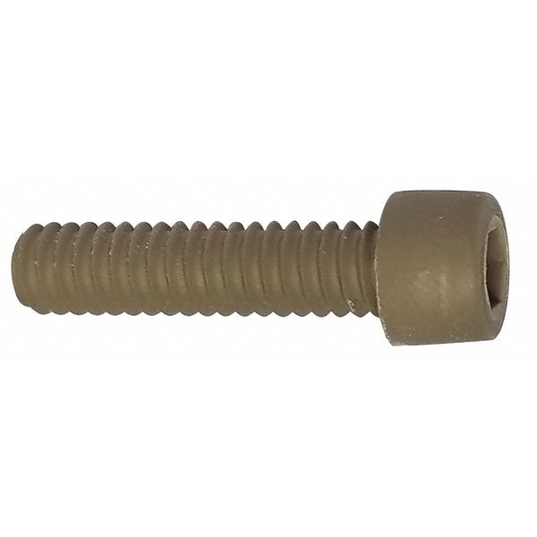 M10-1.50 Socket Head Cap Screw, Anodized PEEK, 65 mm Length, 10 PK
