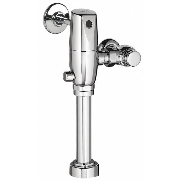 1.28 gpf, Toilet Automatic Flush Valve, Polished Chrome, 1 in IPS