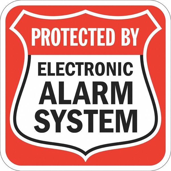 Facility Sign, 12 in H, 12 in W, Aluminum, Square, English, T1-1082-DG_12x12