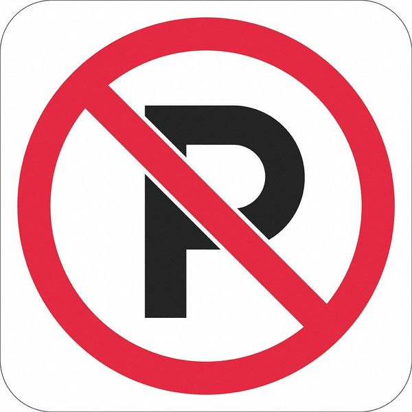 No Parking Symbol Parking Sign, 12
