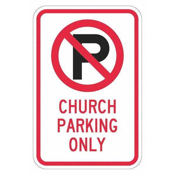 Church Parking Sign, 18