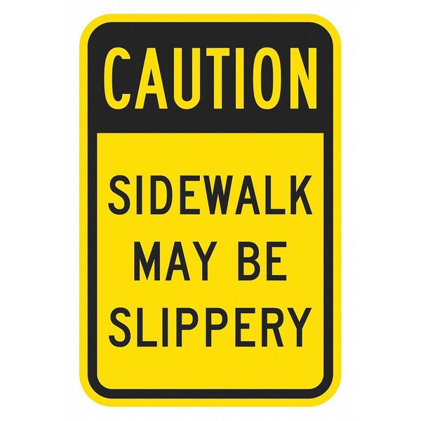 Warning Sign, 18 in H, 12 in W, Aluminum, Vertical Rectangle, English, T1-1366-HI_12x18