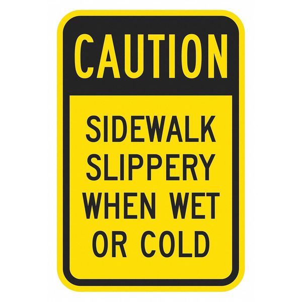 Facility Sign, 18 in H, 12 in W, Aluminum, Vertical Rectangle, English, T1-1367-EG_12x18