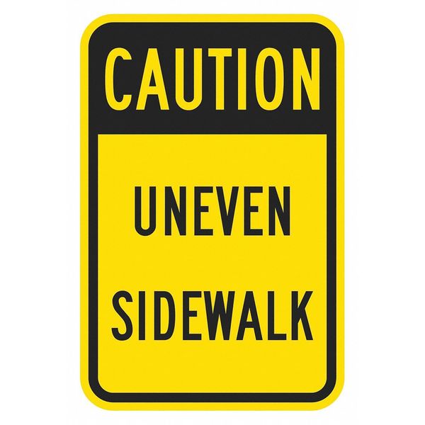 Facility Sign, 18 in H, 12 in W, Aluminum, Vertical Rectangle, English, T1-1373-EG_12x18