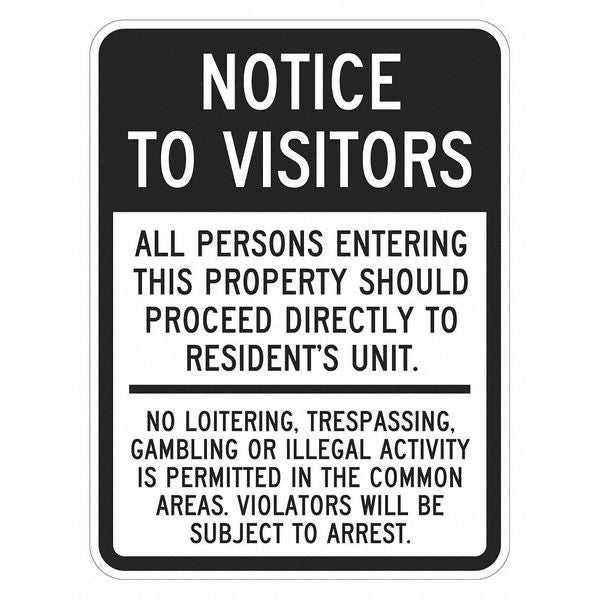 Warning Sign, 18 in H, 12 in W, Aluminum, Vertical Rectangle, English, T1-1922-HI_12x18
