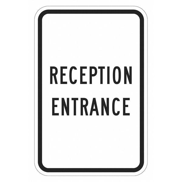 Facility Sign, 18 in H, 12 in W, Aluminum, Vertical Rectangle, English, T1-1929-EG_12x18