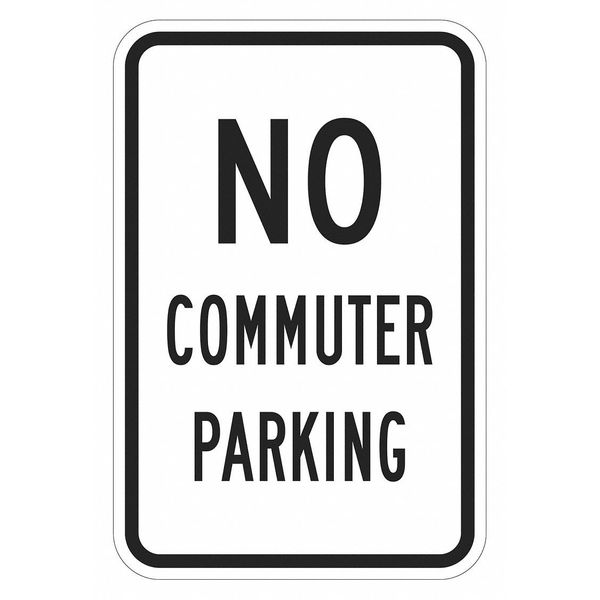 No Commuter Parking Sign, 18