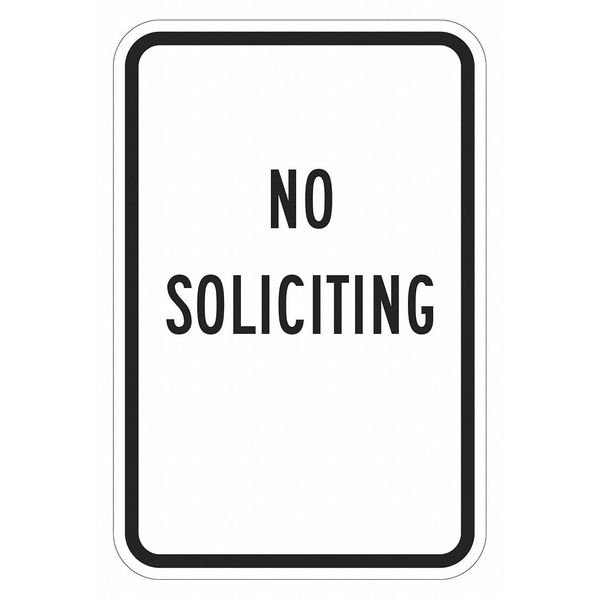 Facility Sign, 18 in H, 12 in W, Aluminum, Vertical Rectangle, English, T1-2780-DG_12x18