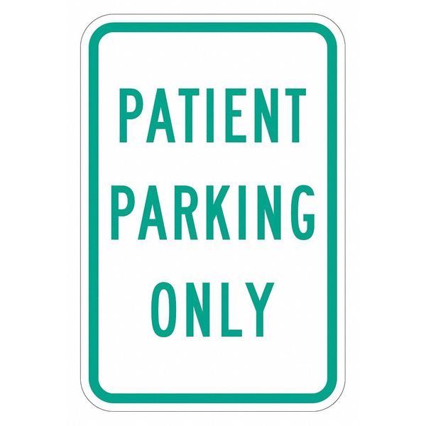 Patient Parking Sign, 18