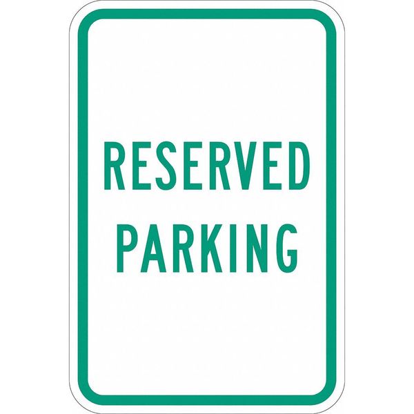 Reserved Parking Sign, 18
