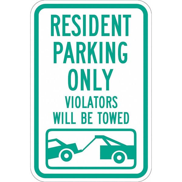 Resident Parking Sign, 18
