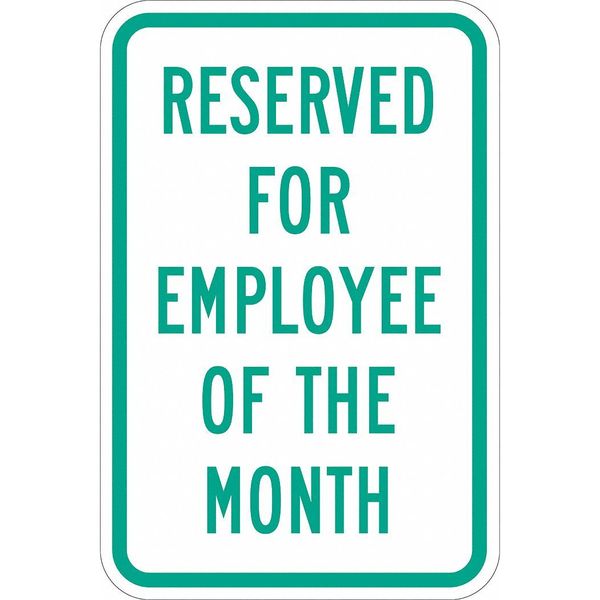 Employee Parking Sign, 18