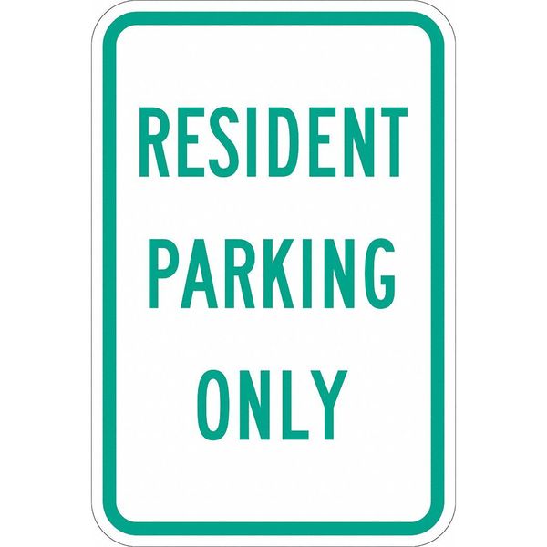 Resident Parking Sign, 18