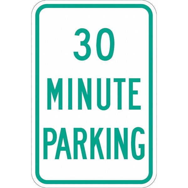 30 Minute Parking Parking Sign, 18