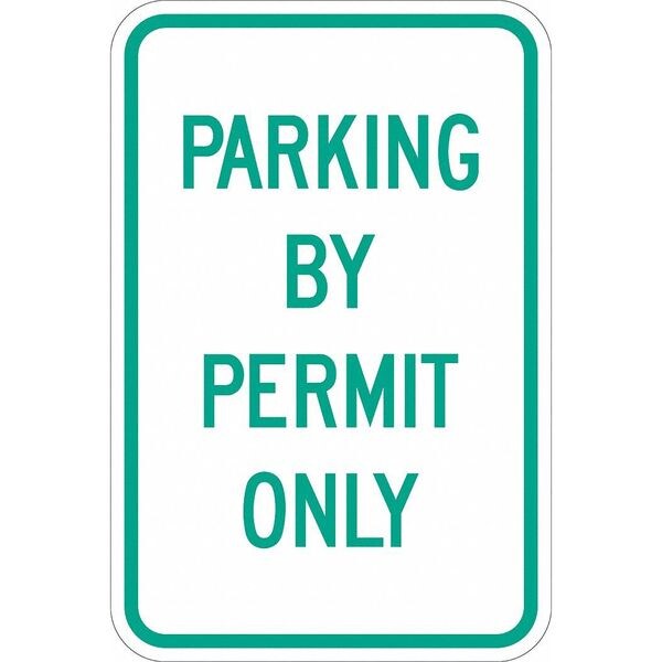 Permit Parking Sign, 18