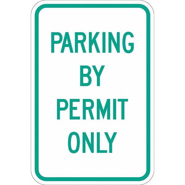 Permit Parking Sign, 18