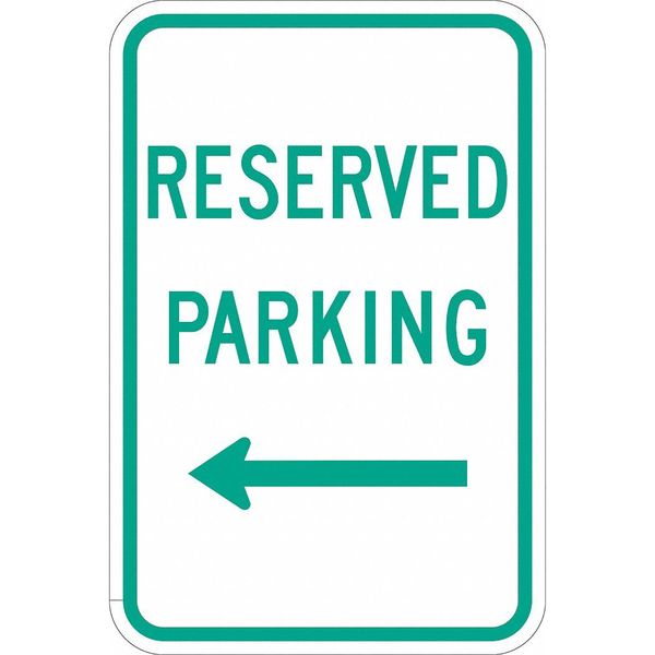 Reserved Parking Sign, 18