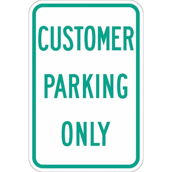 Customer Parking Sign, 18