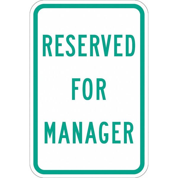 Employee Parking Sign, 18
