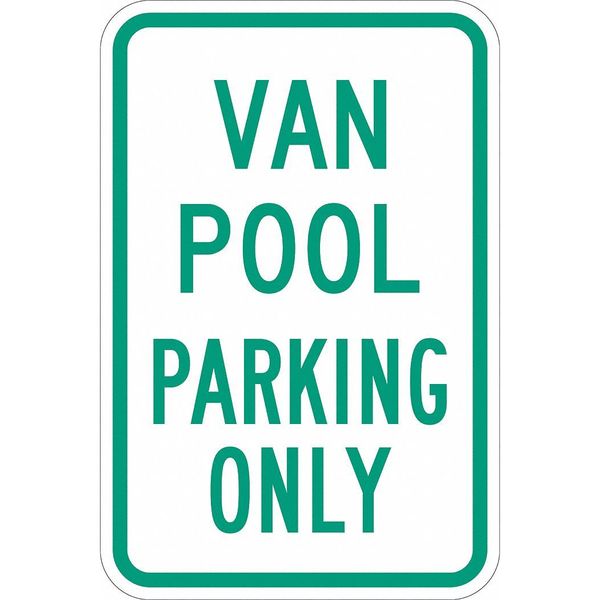 Car Pool Parking Sign, 18