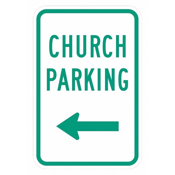 Church Parking Sign, 18