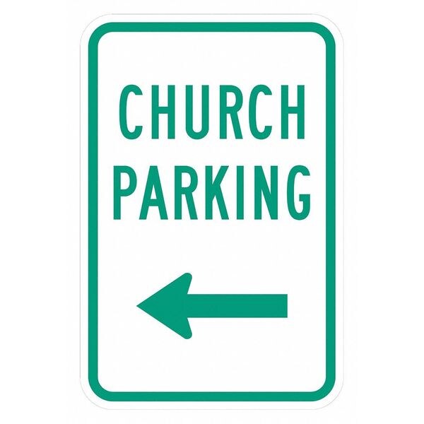 Church Parking Sign, 18
