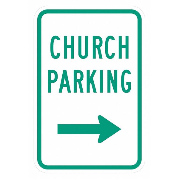 Church Parking Sign, 18