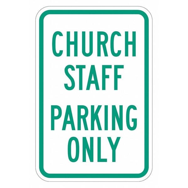 Church Parking Sign, 18