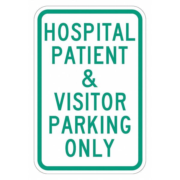 Visitor & Patient Parking Sign, 18