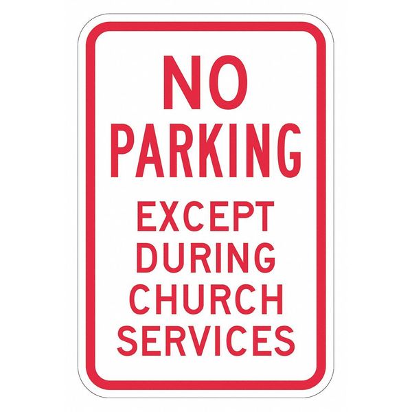 Church Parking Sign, 18