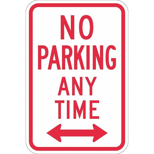 No Parking Any Time Sign, 18