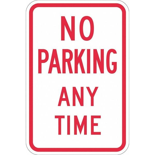 No Parking Any Time Sign, 18