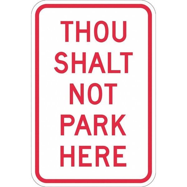 Church Parking Sign, 18