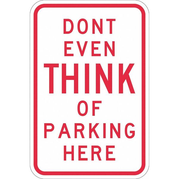 Humorous No Parking Sign, 18