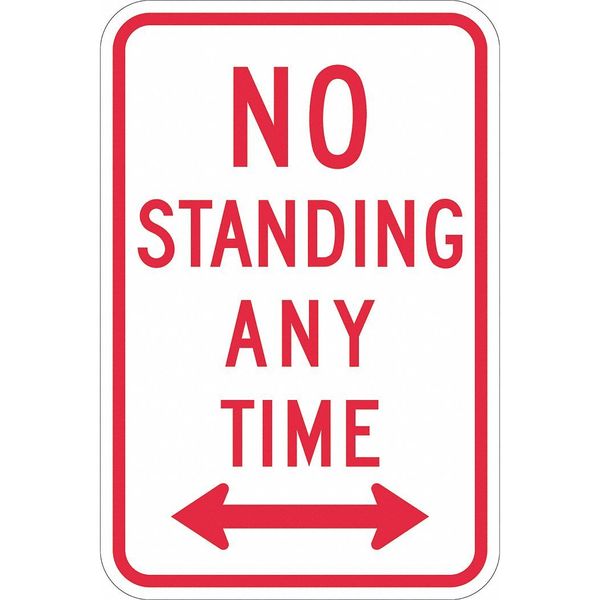 No Standing Parking Sign, 18