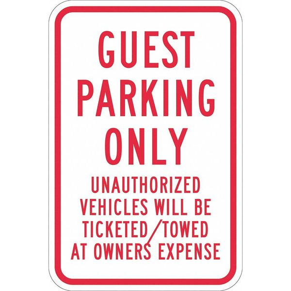 Guest Parking Sign, 18