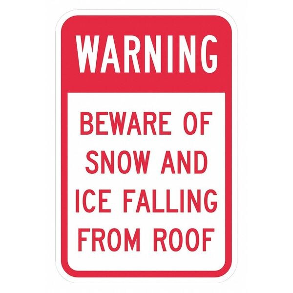 Facility Sign, 18 in H, 12 in W, Aluminum, Vertical Rectangle, English, T1-1401-EG_12x18