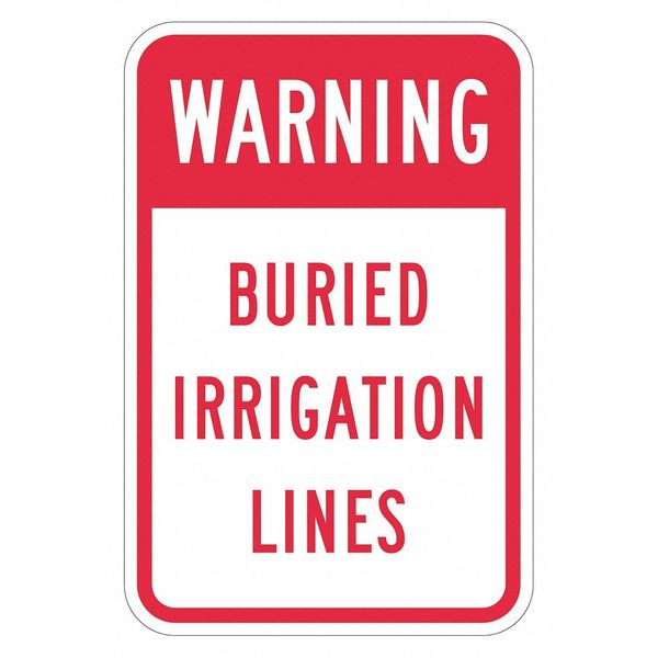 Facility Sign, 18 in H, 12 in W, Aluminum, Vertical Rectangle, English, T1-1404-DG_12x18