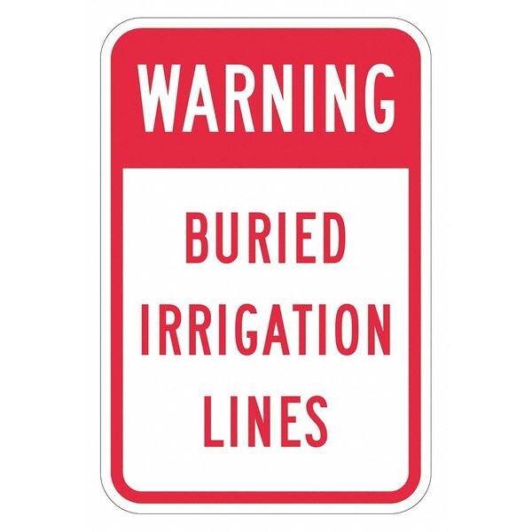 Facility Sign, 18 in H, 12 in W, Aluminum, Vertical Rectangle, English, T1-1404-EG_12x18