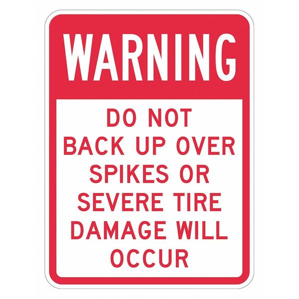 Rflctv Accdnt Prevent Warn Sign, 18x12in, T1-1407-EG_12x18