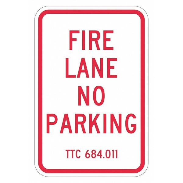 Fire Lane Sign, 18