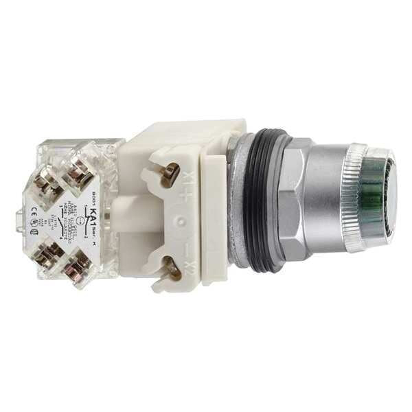 Illuminated Push Button, 30 mm, 1NO/1NC, Green